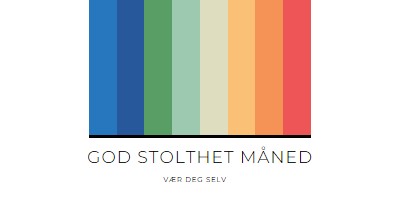 Vær deg selv white modern-simple