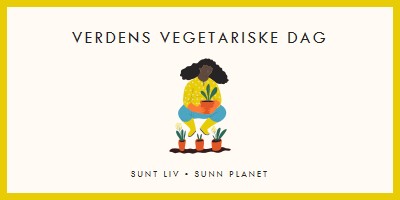 Det er verdens vegetariske dag white modern-simple