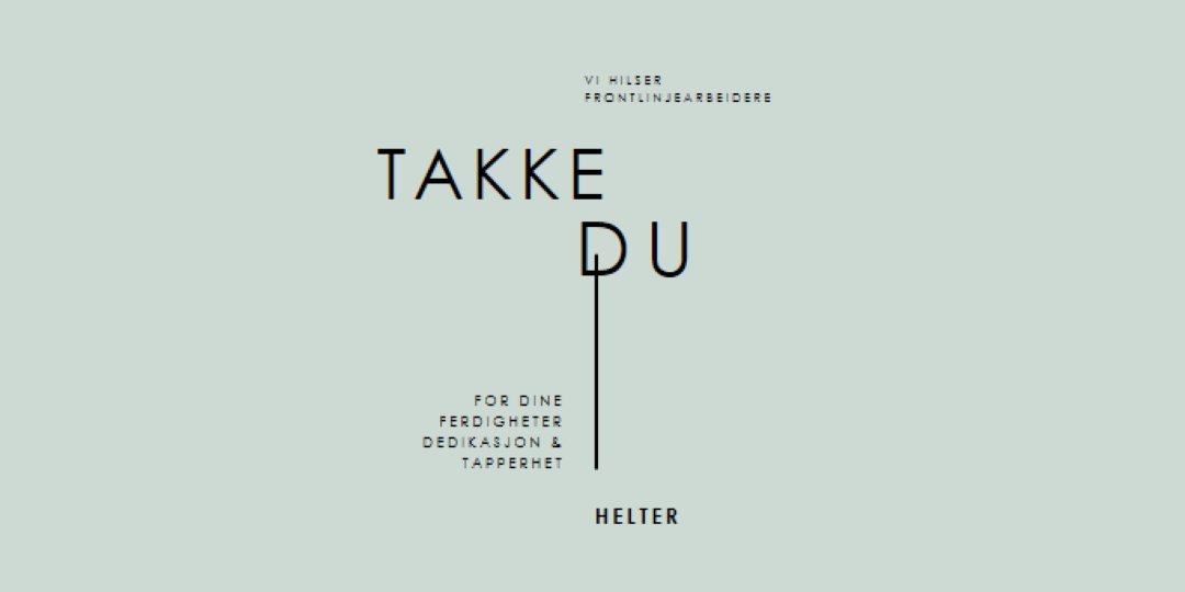 Vi hilser deg gray modern-simple