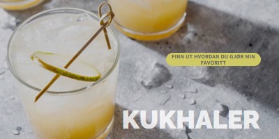 Lag favorittcocktailene mine yellow modern-simple