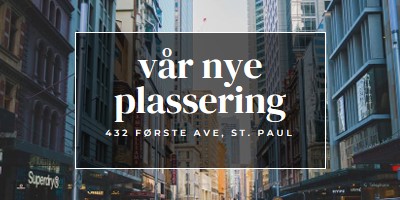 Plasseringsplassering gray modern-simple