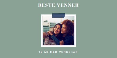 Venner faktisk green modern-simple