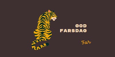 God farsdag, pappa brown whimsical-color-block