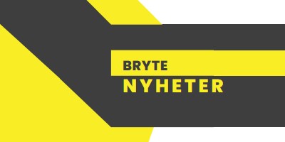 Nyheter flash yellow modern-bold