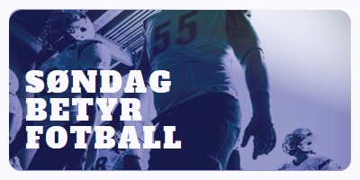 Søndag betyr fotball purple modern-bold