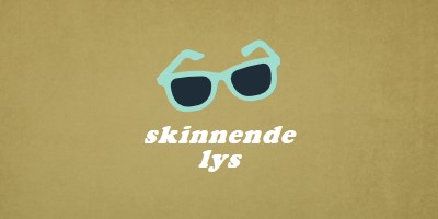 Skinnende strålende solskinn green vintage-retro