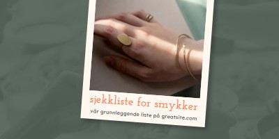 Smykker? Sjekk white organic-simple