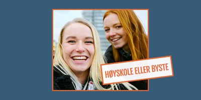 Høyskole eller byste blue modern-bold