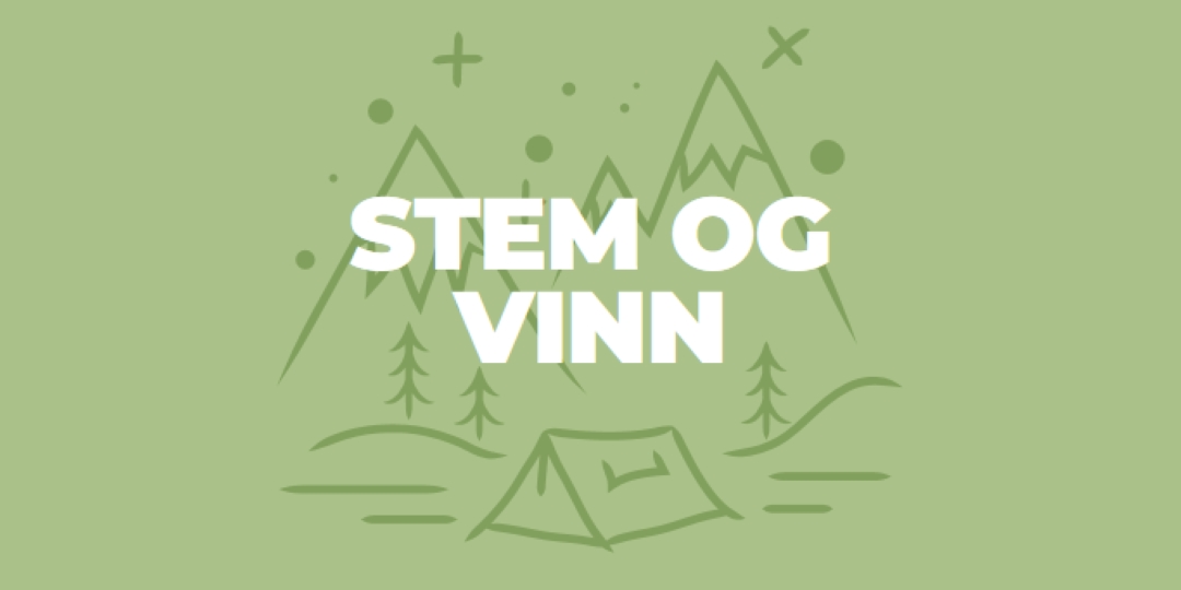 Stem og vinn green whimsical-line