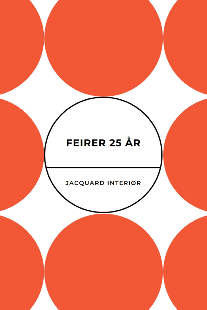 Feirer 25 år orange modern-geometric-&-linear