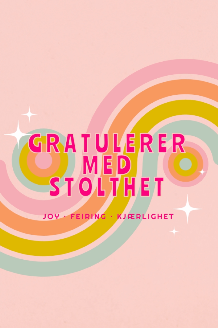 Glede, feiring, kjærlighet pink vintage-retro
