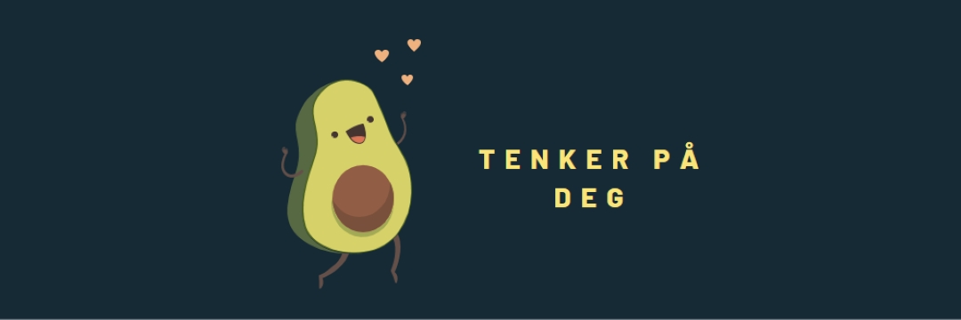 Tenker på din venn blue modern-simple