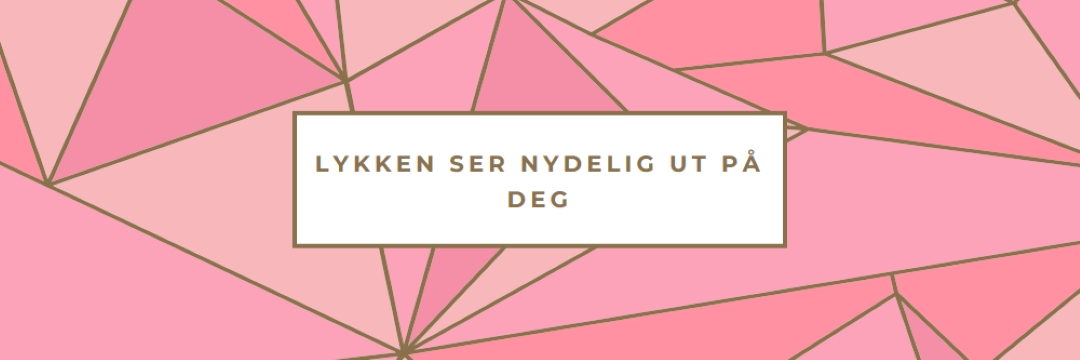 Happy returnerer pink modern-simple