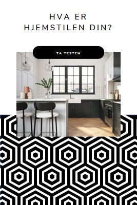 Hjem-stilen din white modern-geometric-&-linear