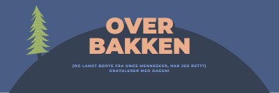 Over bakken blue modern-bold