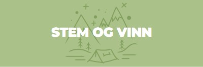 Stem og vinn green whimsical-line