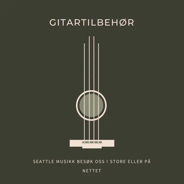 Gitartilbehør brown modern-simple