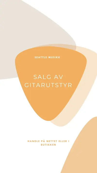 Salg av gitarutstyr orange organic-simple