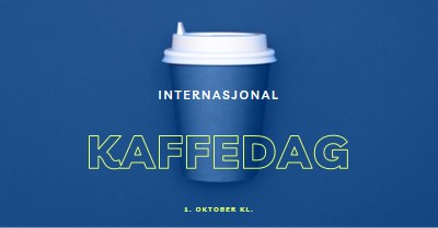 Kafékultur blue modern-bold