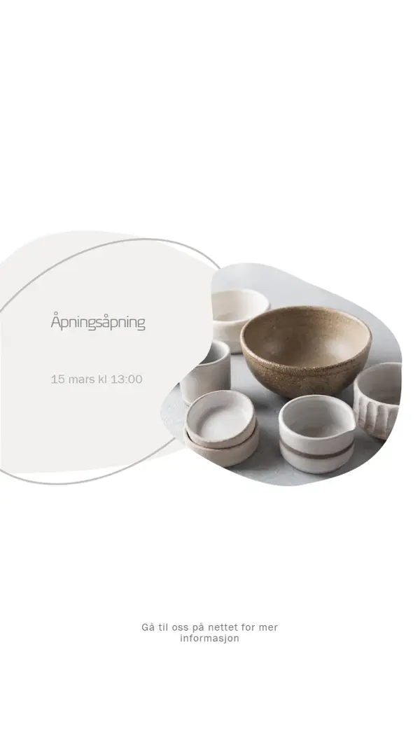 Keramisk minimalistisk white organic-simple