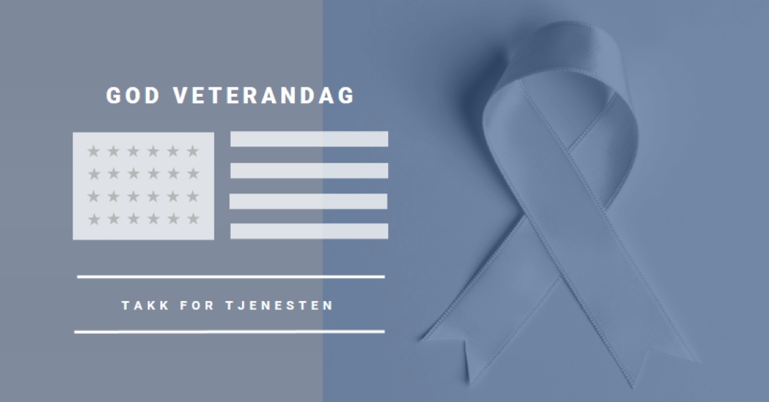 Hedre amerikanske veteraner gray modern-simple
