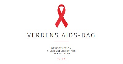 Øke aidsbevisstheten white modern-simple