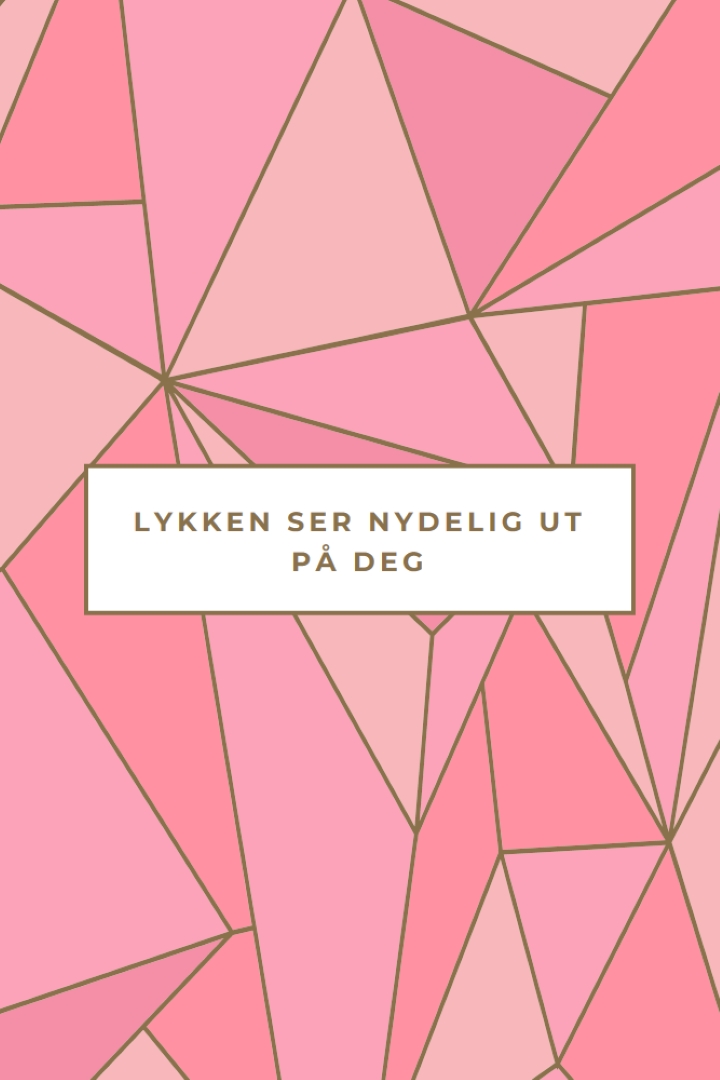 Happy returnerer pink modern-simple