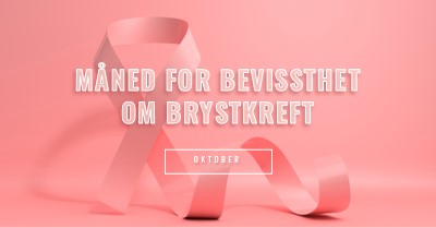 Bevissthet om brystkreft pink modern-bold