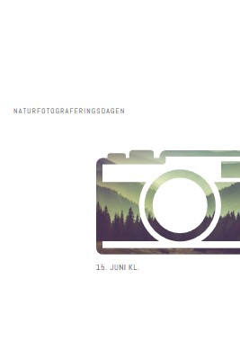 Naturfotograferingsdagen white modern-simple