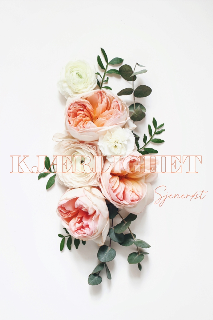 Kjærlighet sjenerøst white vintage-botanical