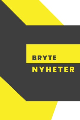 Nyheter flash yellow modern-bold