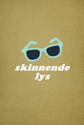 Skinnende strålende solskinn green vintage-retro