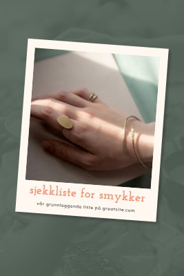 Smykker? Sjekk white organic-simple