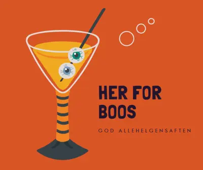 Øyeeplet highball orange modern-bold