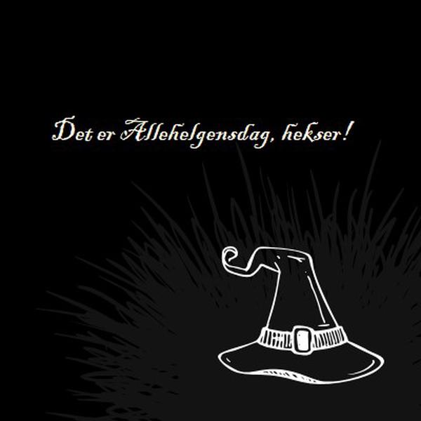 Det er Allehelgensdag black whimsical-line