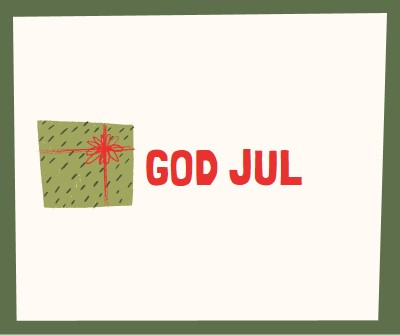 God julegave white whimsical-color-block