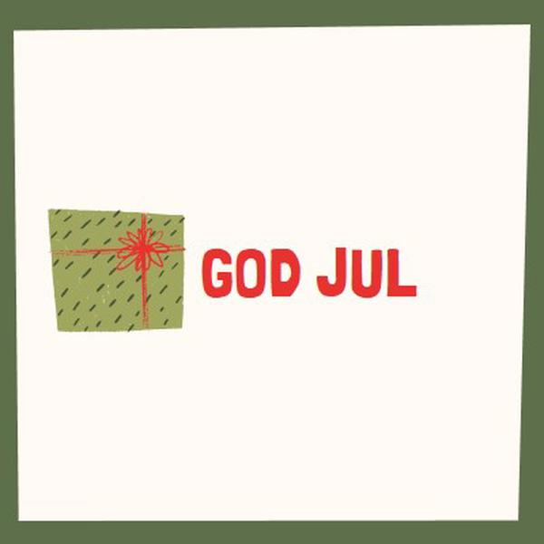 God julegave white whimsical-color-block