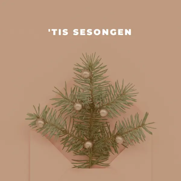 Tis sesongens hilsener yellow modern-simple