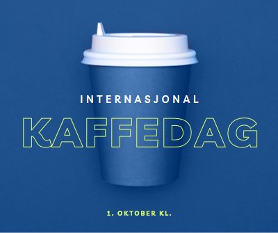 Kafékultur blue modern-bold