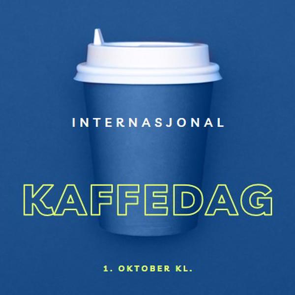 Kafékultur blue modern-bold