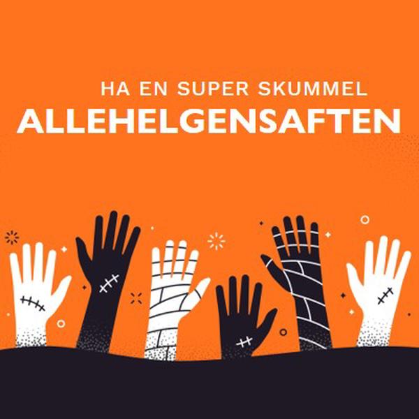 Super skummelt orange modern-color-block