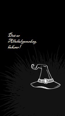 Det er Allehelgensdag black whimsical-line