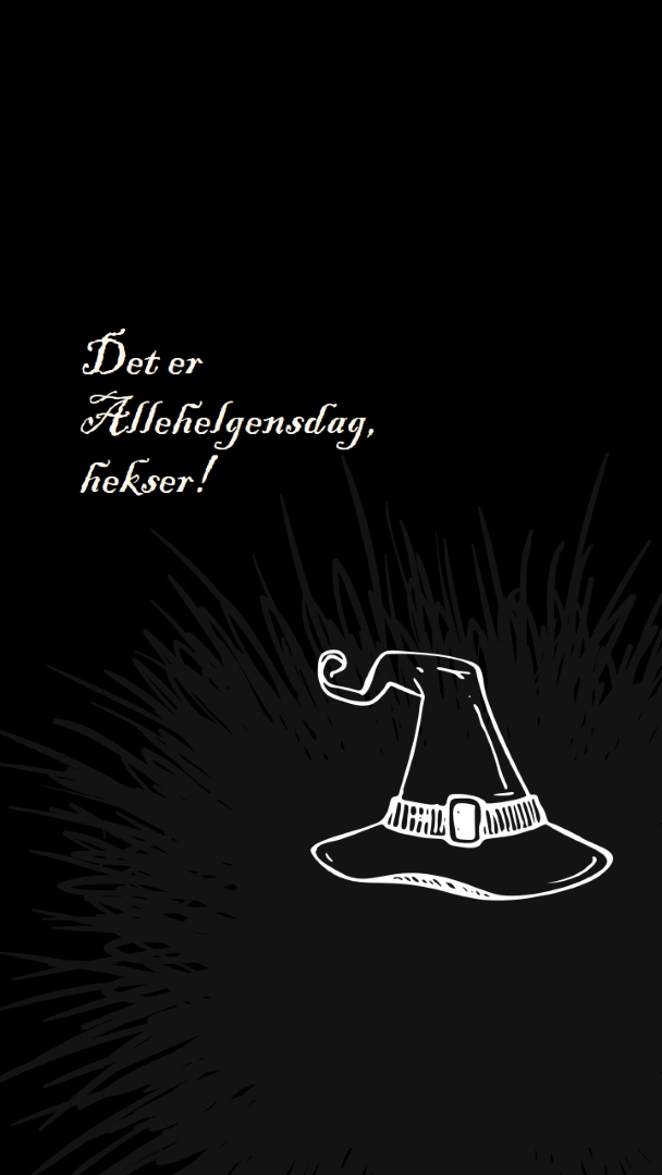 Det er Allehelgensdag black whimsical-line