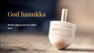 Skjønnheten i Hanukkah yellow modern-simple