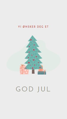 Ønsker deg en god jul pink whimsical-color-block