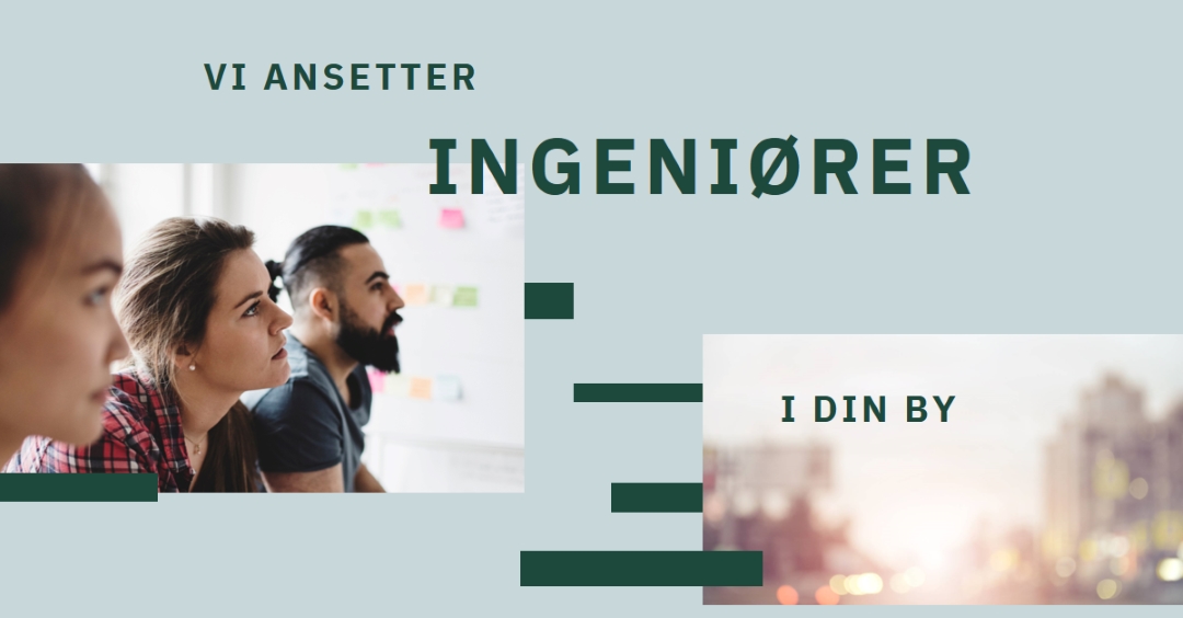 Vi ansetter ingeniører blue modern-simple