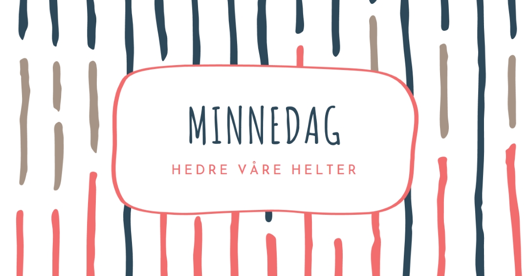 Hedre våre helter white whimsical-line