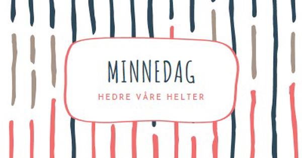 Hedre våre helter white whimsical-line