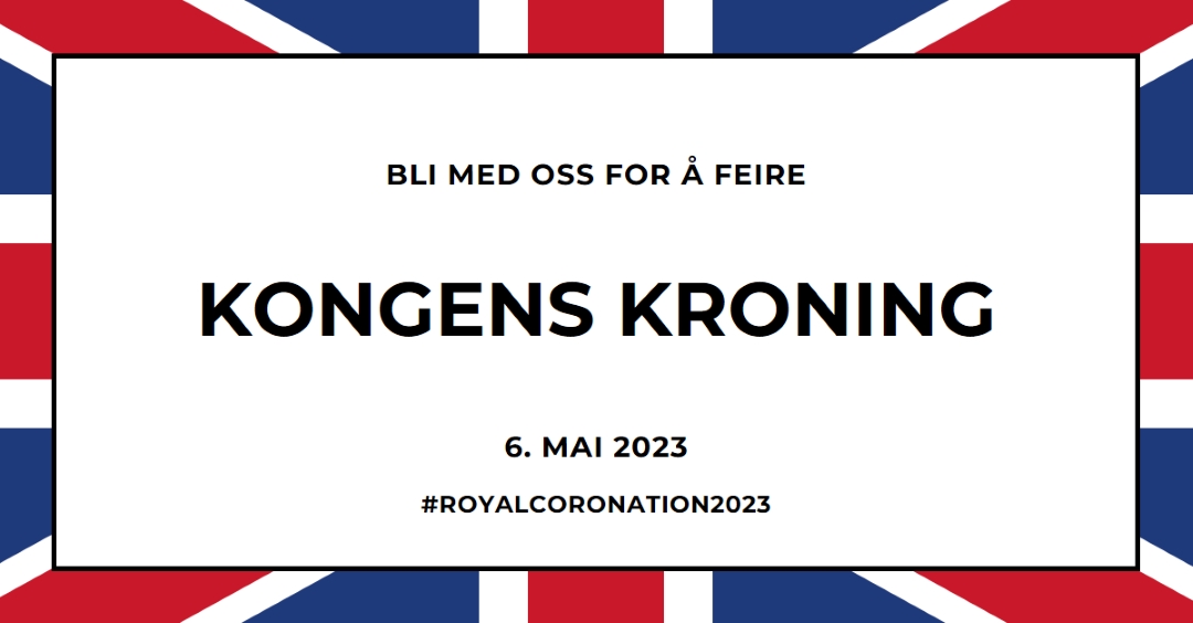 En kongelig invitasjon blue modern-bold