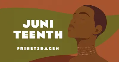 Hedre Juneteenth brown modern-color-block